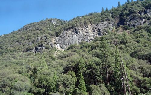 yosemite national park rock formation