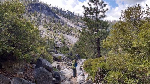 yosemite backpacking hiking