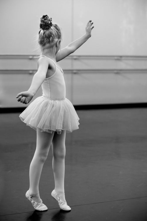 young girl ballerina