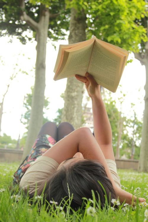 young woman lying down female