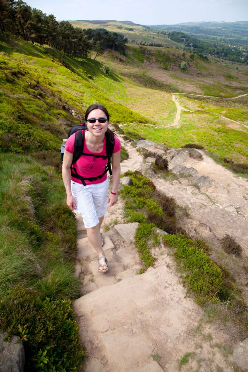 Young Woman Hiking