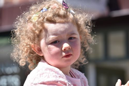 children hair curly