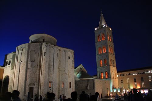 zadar evening croatia