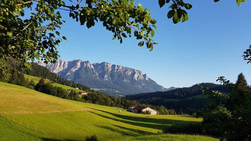 zahmer kaiser  alpine  tyrol