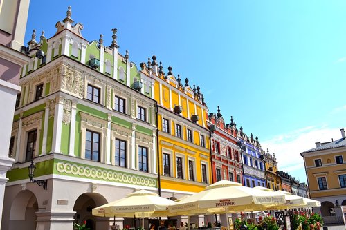 zamosc  rynek  poland