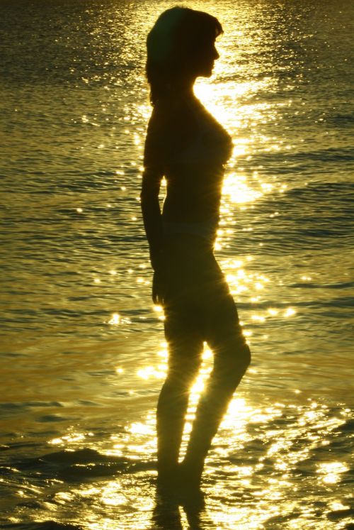 zanzibar silhouette woman