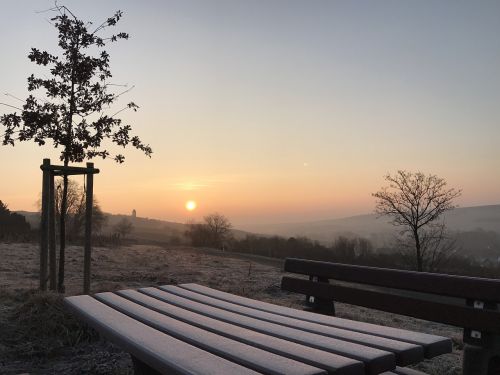 zellertal frost sunrise