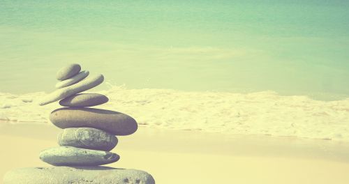 zen stones meditation