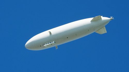 zeppelin airship white