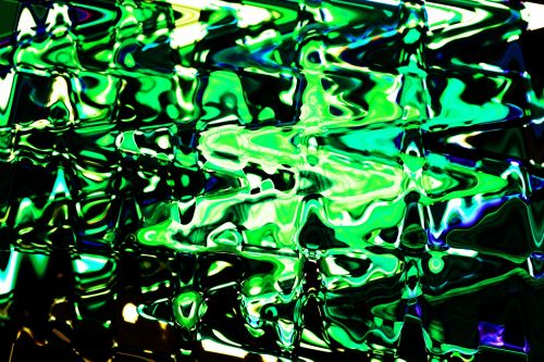 Zig-zag Patterns In Green