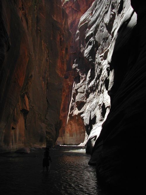 zion national park canyon river