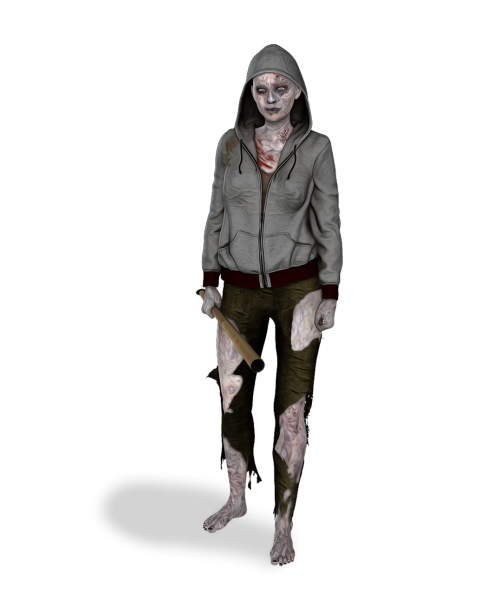 zombie female woman