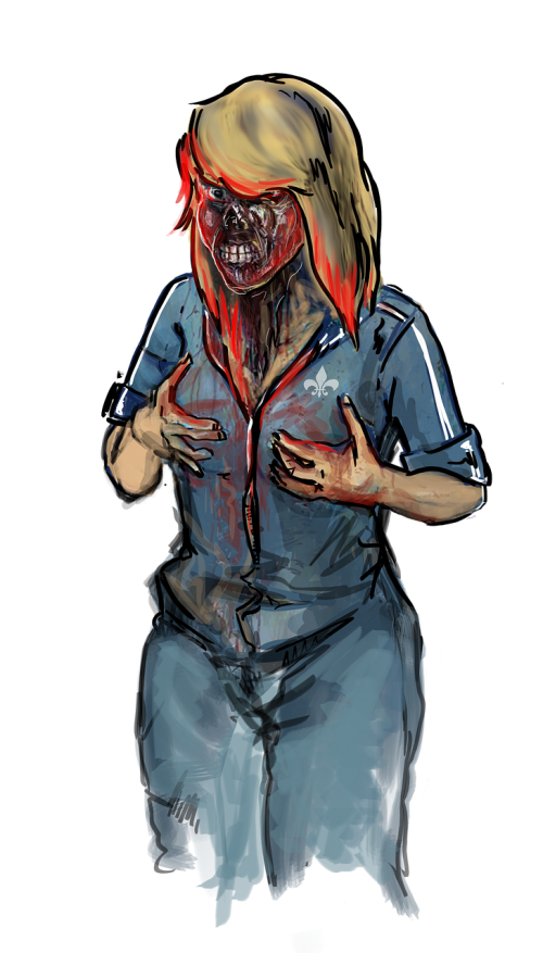 zombie girl woman