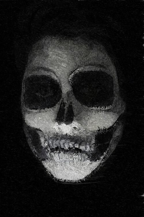 zombie dark skull