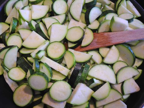 zucchini vegetables cooking