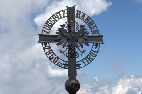 zugspitze metal cross