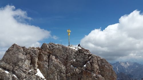 zugspitze summit cross summit