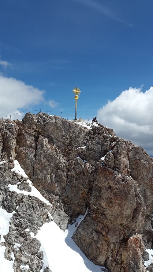 zugspitze summit cross summit