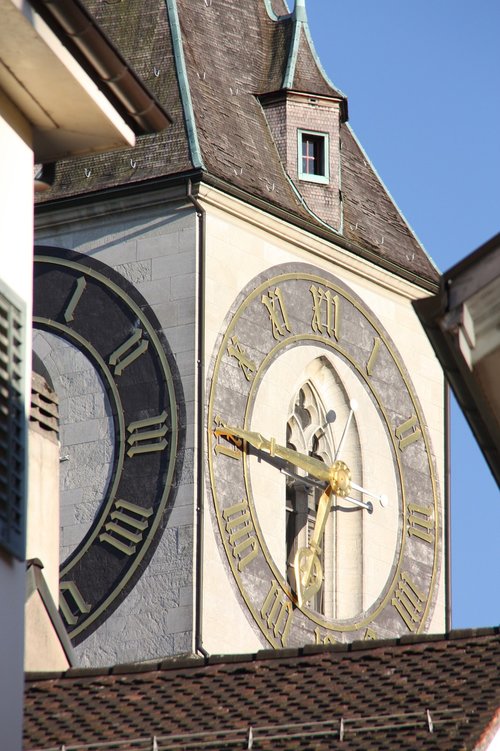 zurich  clock  steeple
